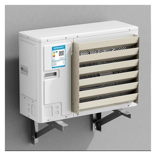 LSSHQ Außenklimaanlagen-Deflektor Strapazierfähige Luftauslass-windführungsabdeckung, Schutzabdeckung für Wärmepumpe/kondensator Klimaanlage Deflektor(65x65CM/25.6x25.6in) von LSSHQ