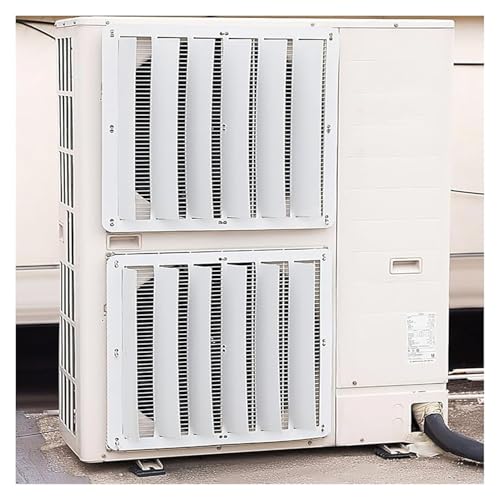 LSSHQ Außenklimaanlagen-Deflektor Universelle Schutzabdeckung für Wärmepump, Strapazierfähige Luftauslass-windführungsabdeckung Klimaanlage Deflektor(45x45CM/17.7x17.7in) von LSSHQ