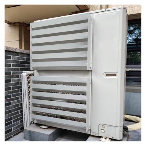 LSSHQ Klimaanlagen Deflektor Windschutz Zur Verhinderung Von Direktem Luftstrom Und Wärmeableitung Verschlussabweiser, Mit Anti-direkt-blas-luftleitblech(50x50CM/19.6x19.6in) von LSSHQ