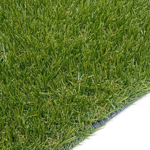 LSSHQ Kunstrasen Outdoor Rasenteppich Rasen für Balkon & Garten Rasen Teppichboden, Kunstgras für Haustiere Wetterfest Mit Drainagefunktion Grass(4x6ft) von LSSHQ