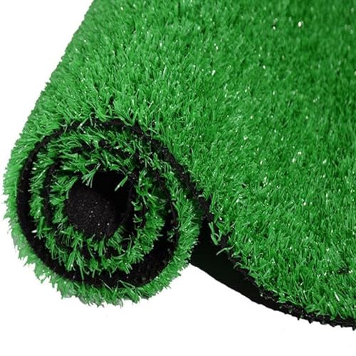 LSSHQ Premium Kunstrasen 25 Mm für Garten Balkon Terrasse Wintergärten, Weiche Textur UV-Beständig Leicht Zuschnittbar Mit Drainagelöchern Kunstrase Aussen(3x5ft) von LSSHQ