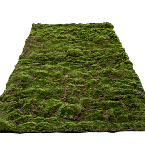 LSSHQ Simulation Künstlicher Moosmatte Gefälschte für Pflanzgefäße Garten Terrasse Dekoration rutschfeste Moosdecke Grünes Moos Zum Dekorieren Zuschneidbar(A) von LSSHQ