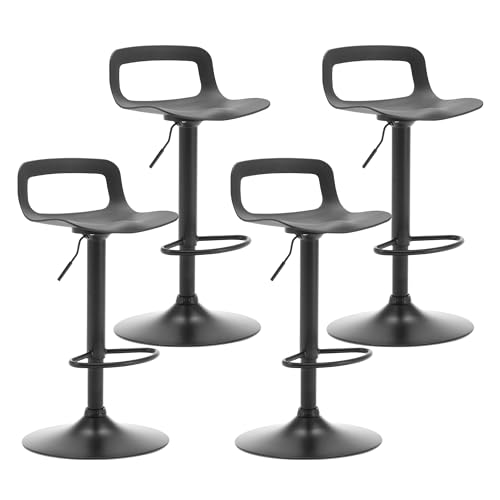 LSSPAID Barhocker 4er Set, Verstellbare Thekenhöhe Barhocker, Metall Kücheninsel Barstühle Schwarz LSSPAID Barhocker 4er Set, Verstellbare Thekenhöhe Barhocker, Metall Kücheninsel Barstühle Schwarz von LSSPAID