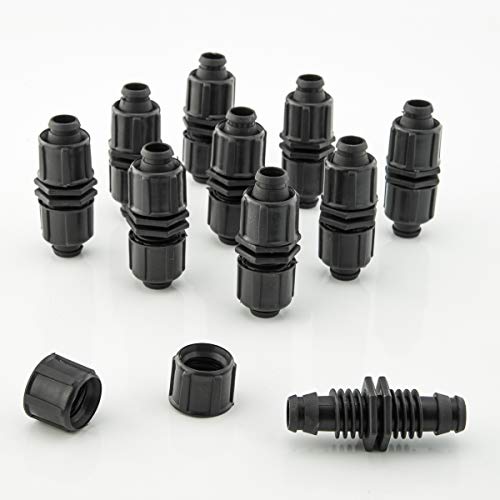 LST 10x Verbinder Kupplung Schlauch Reparatur Bewässerungssystem Rohr 17x17 von LST