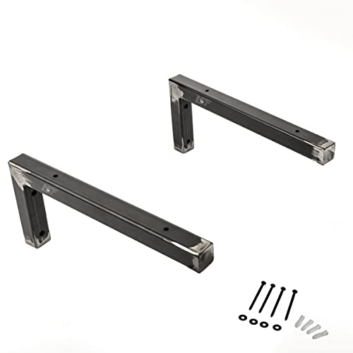 LST 2X Wandkonsole Waschtischhung Regalträger anthrazit 300mm Winkel von LST