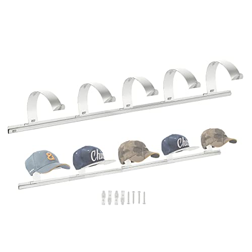 LST Original Edelstahl Klemmleiste mit 5 Cap-Halter Schirmmützenhalterung Mützen von LST