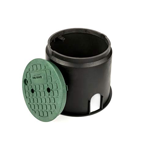 LST Ventilkasten Ventilbox mit Deckel rund 10" Regen Schacht Behälter Kugelhahn von LST