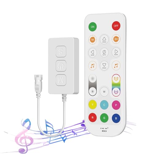 LSUNNY LED-Controller SP548E WiFi/Bluetooth RGB-Controller für LED-Leuchtbänder, steuerbar mit iOS- und Android-Smartphone-Apps, Musiksynchronisation, DC5V-24 LSUNNY LED-Controller SP548E WiFi/Bluetooth RGB-Controller für LED-Leuchtbänder, steuerbar mit iOS- und Android-Smartphone-Apps, Musiksynchronisation, DC5V-24 von LSUNNY