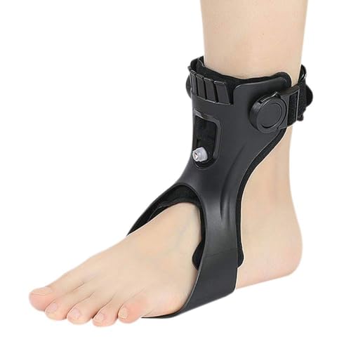 Fallfußorthese, Leichte Balance-Orthese, für Hemiplegie, Schuhe für Schlaganfall,Haltungskorrekte Fußheber-Orthese Bequeme Einstellbare Dichtheit Leicht Right Foot,Medium von LSWKG