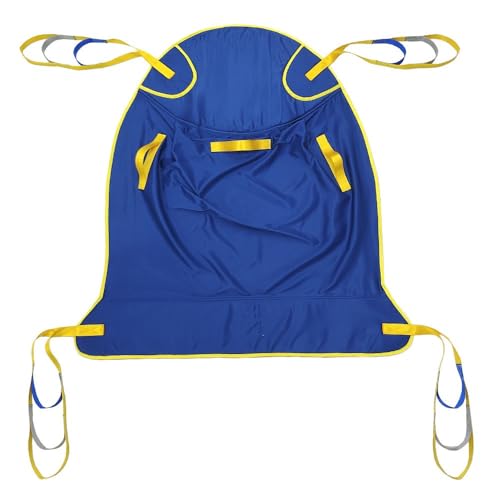 LSWKG Patientenlifter Hebegurte, Geteiltes Bein, Duschgurt mit Kopfstütze, Ganzkörper-Toilettengurt, Patientenhilfe für Duschstuhl, Älterer Toilettentransfer, 230 Kg Medium von LSWKG
