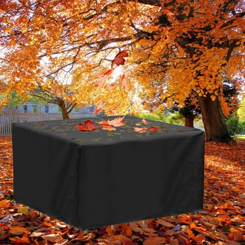 LSYALUCK 270x150x110cm Gartentisch Abdeckung, Plane Gartenmöbel Wasserdicht Schutzhülle, 600D Oxford Stoff Schutzhülle Gartentischabdeckung, Mehrere Größen von LSYALUCK