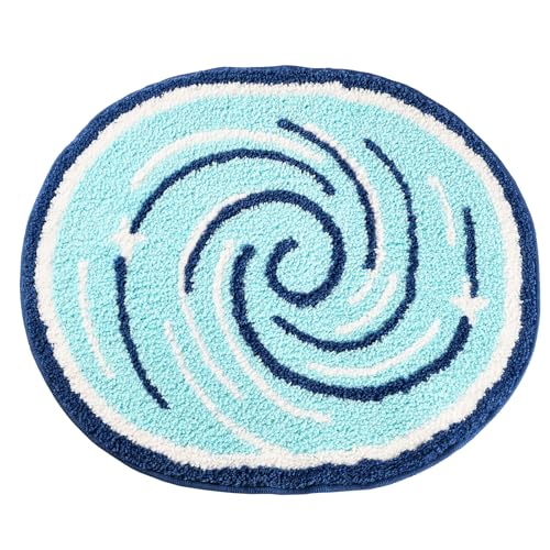 LSYESDLA Niedlicher kleiner blauer See Badezimmerteppich, weicher getufteter Plüsch, waschbar, rutschfest, hübsche Badematte, Schlafzimmer, Küche, Bodenmatte für Zuhause LSYESDLA Niedlicher kleiner blauer See Badezimmerteppich, weicher getufteter Plüsch, waschbar, rutschfest, hübsche Badematte, Schlafzimmer, Küche, Bodenmatte für Zuhause von LSYESDLA