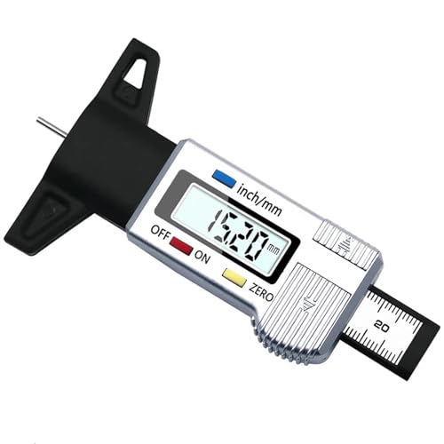 LSYHHXC Außenmikrometer Mikrometer-Profil for Instrumente, Kohlenstoffhöhe, for Messgerät, Werkzeug, Schnitzer, automatische Messtiefe, 0–25 mm, 0,01 mm, digitale Spitzen 23(Sliver) von LSYHHXC