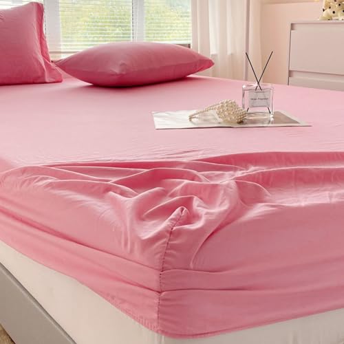 LSZHBSL Jersey spannbettlaken 200 x 220 cm Kuschelig Flauschig Baumwolle Bettlaken verstellbar Spannbetttuch für Boxspringbett Topper Matratze bis 25 cm Hohe LSZHBSL Jersey spannbettlaken 200 x 220 cm Kuschelig Flauschig Baumwolle Bettlaken verstellbar Spannbetttuch für Boxspringbett Topper Matratze bis 25 cm Hohe von LSZHBSL