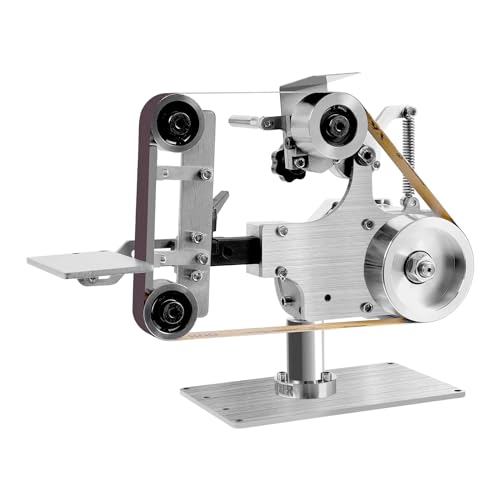 Bandschleifmaschine Bandschleifer Schleifmaschine 220V 0.55KW für Holz Metall von LSskm
