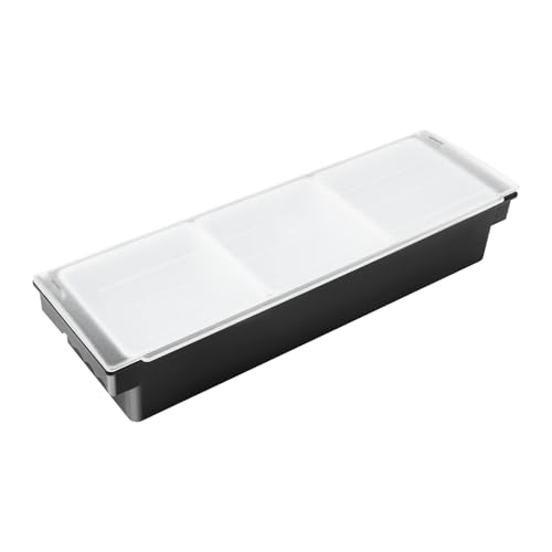 LSskm 3 Einsätze ABS Zutatenbehälter Edelstahl Zutatenbox Gastronomie Obstschachtel von LSskm
