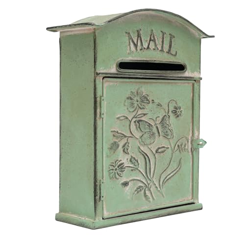 Vintage Außen Briefkästen Wandbriefkasten Schmetterling Blumen Muster Postkasten Vintage Außen Briefkästen Wandbriefkasten Schmetterling Blumen Muster Postkasten von LSskm
