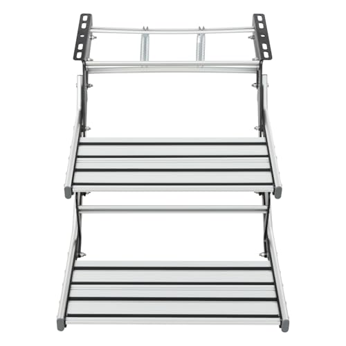 Wohnwagen Caravan Boot Camping Doppel Trittstufe Tritt Einstieg Treppe 2 Stufen von LSskm