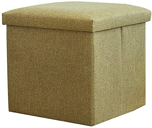 Hocker Sofa Hocker Fußstütze Hocker Aufbewahrung Fußstütze Sitzbank Home Portable Stoff Tritthocker Couchtisch Hocker Spielzeugkiste Fußstütze Leinen Wohnzimmer Küche 4 Farben von LSyySy