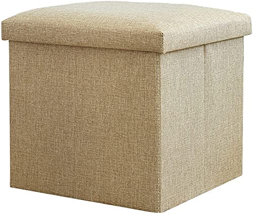 Hocker Sofa Hocker Fußstütze Hocker Aufbewahrung Fußstütze Sitzbank Home Portable Stoff Tritthocker Couchtisch Hocker Spielzeugkiste Fußstütze Leinen Wohnzimmer Küche 4 Farben von LSyySy