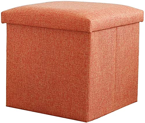 Hocker Sofa Hocker Fußstütze Hocker Aufbewahrung Fußstütze Sitzbank Home Portable Stoff Tritthocker Couchtisch Hocker Spielzeugkiste Fußstütze Leinen Wohnzimmer Küche 4 Farben von LSyySy