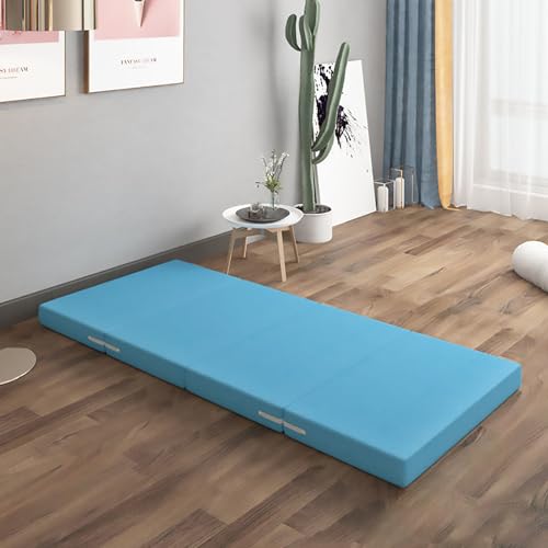 LSyySy Memory-Foam-Matratzenauflage, tragbare Boden-Isomatte für Reisen und Gäste, mit waschbarem Bezug LSyySy Memory-Foam-Matratzenauflage, tragbare Boden-Isomatte für Reisen und Gäste, mit waschbarem Bezug von LSyySy