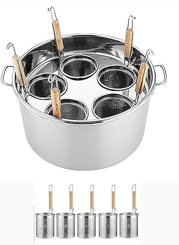LSyySy Pasta Cooker Insert Set Commercial Stainless Supppots with Divider and Colander Strainer Multipots Cooking Tool Kitchen Noodle Boiler Bucket for Pasta, Noodles, Veggies LSyySy Pasta Cooker Insert Set Commercial Stainless Supppots with Divider and Colander Strainer Multipots Cooking Tool Kitchen Noodle Boiler Bucket for Pasta, Noodles, Veggies von LSyySy