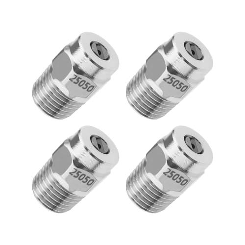 LT Easiyl 4 Stück Edelstahl Hochdruck Sprayer Düse 1/4 "MNPT Gewinde 25 grad Spray Winkel Hochdruckreiniger Düse Ersatz LT Easiyl 4 Stück Edelstahl Hochdruck Sprayer Düse 1/4 "MNPT Gewinde 25 grad Spray Winkel Hochdruckreiniger Düse Ersatz von LT Easiyl