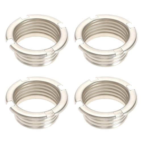 4 Stück Lampensockelringe Verzinkt Metall Gewinderinge Schraubring 20,8x2mm Passend für Halogen Fassungen G9/GY6.35/GU4/GU5.3 4 Stück Lampensockelringe Verzinkt Metall Gewinderinge Schraubring 20,8x2mm Passend für Halogen Fassungen G9/GY6.35/GU4/GU5.3 von LT Easiyl