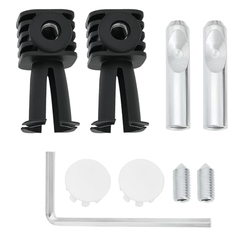 LT Easiyl 1 Set Wand-WC-Befestigungsschrauben, kompatibel mit Geberit, kompatibel mit Grohe 38,8 x 75,5 mm WC-Dübel-Set von LT Easiyl