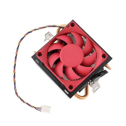 LT Easiyl 1 x 95–100 W 4-poliger CPU-Kühler aus Aluminium mit eingebauten Kupfer-Heatpipes, kompatibel mit AMD AM3, AM2, FM1, FM2, AM3, Kühlkörpersockel, Motherboard-Buchse von LT Easiyl