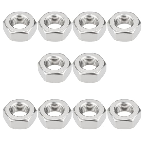 LT Easiyl 10 Stück M10 X 1 Mm Kurbelwellen-Sechskantmuttern 304 Edelstahl Feingewindemuttern Kompatibel mit Simson S50 S51 S70 SR50 KR51 SR4 SR80 LT Easiyl 10 Stück M10 X 1 Mm Kurbelwellen-Sechskantmuttern 304 Edelstahl Feingewindemuttern Kompatibel mit Simson S50 S51 S70 SR50 KR51 SR4 SR80 von LT Easiyl