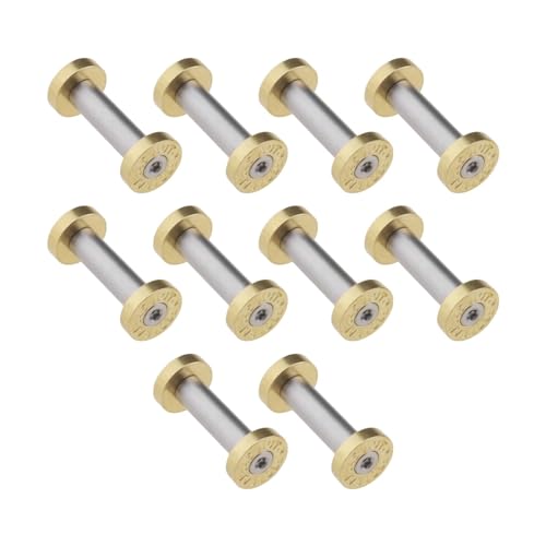 LT Easiyl 10 Stück M4 Griffschrauben Muttern Griffbolzen Nieten Schraube Edelstahl Schaftnieten für Taktische Fahrmesser Gesamtlänge 17mm LT Easiyl 10 Stück M4 Griffschrauben Muttern Griffbolzen Nieten Schraube Edelstahl Schaftnieten für Taktische Fahrmesser Gesamtlänge 17mm von LT Easiyl