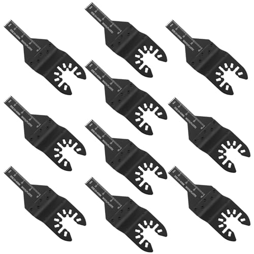 LT Easiyl 10-teiliges 90 X 10 Mm Breites Oszillierendes Multifunktionswerkzeug-Sägeblatt-Set für Holzschneider Kompatibel mit Dewalt Kompatibel mit Fein Kompatibel mit Makita LT Easiyl 10-teiliges 90 X 10 Mm Breites Oszillierendes Multifunktionswerkzeug-Sägeblatt-Set für Holzschneider Kompatibel mit Dewalt Kompatibel mit Fein Kompatibel mit Makita von LT Easiyl
