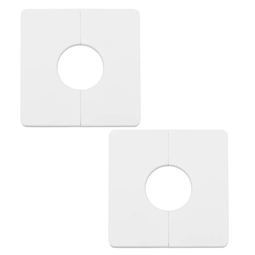 LT Easiyl 2 STK. Wand-Flanschöffnung 33 Mm 86 X 86 Mm ABS Selbstklebende Quadratische Rosettenplatten Zum Abdecken von Löchern für Elektrokabel Wasserhähne Rohrwandabdeckungen LT Easiyl 2 STK. Wand-Flanschöffnung 33 Mm 86 X 86 Mm ABS Selbstklebende Quadratische Rosettenplatten Zum Abdecken von Löchern für Elektrokabel Wasserhähne Rohrwandabdeckungen von LT Easiyl