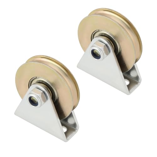 LT Easiyl 2 Stück 38 Mm U-Nut-Kabelrolle Wandmontage Stahl-Lenkrolle Lager Schiebetor-Rollen Rollen Tragkraft 100 Kg LT Easiyl 2 Stück 38 Mm U-Nut-Kabelrolle Wandmontage Stahl-Lenkrolle Lager Schiebetor-Rollen Rollen Tragkraft 100 Kg von LT Easiyl