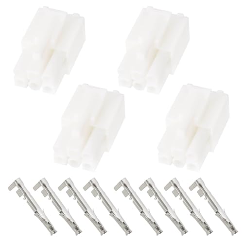 LT Easiyl 4 Sätze 6-poliger Stecker Auto-Tuner-Anschluss Kompatibel mit Kenwood Radio TS-50S TS-450S TS-480HX TS-570S TS-690S TS-850S TS-870S TS-2000 von LT Easiyl