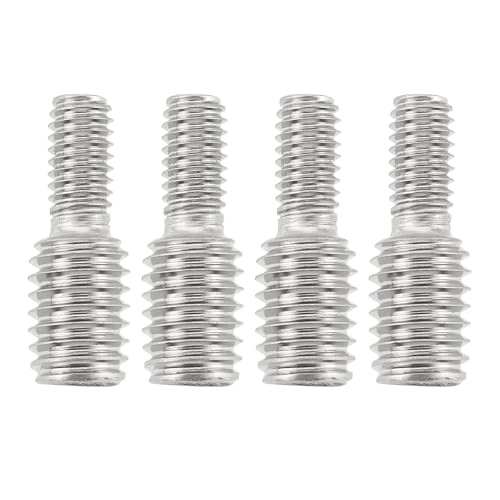 LT Easiyl 4 Stück Reduzierbolzen Gewindereduzieradapter 304 Edelstahl Doppelgewindebolzen für Roller Fahrrad Spielzeug Ventilator Tastatur (M4 X 8 Mm Bis M6 X 8 Mm) von LT Easiyl