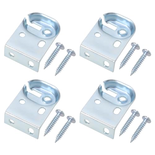 LT Easiyl 4 Stück Rollo-Halterungen, Reparatur-Kits, Rollo-Vorhangstange, Metallhalterungen, verzinktes Eisen, für Fenster, Reparaturteile, Büro, Eisen, Haushalt, mit Schrauben LT Easiyl 4 Stück Rollo-Halterungen, Reparatur-Kits, Rollo-Vorhangstange, Metallhalterungen, verzinktes Eisen, für Fenster, Reparaturteile, Büro, Eisen, Haushalt, mit Schrauben von LT Easiyl