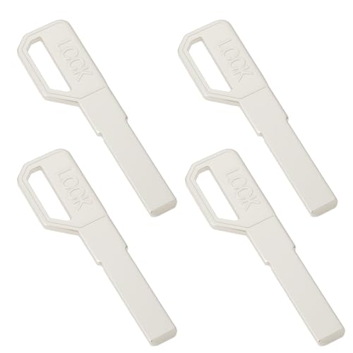 LT Easiyl 4 Stück Schlüsselrohlinge für Fingerabdruck-Passwortschloss 7,8 X 2,25 Mm Geeignet für Schlösser mit Super-D-Architektur von LT Easiyl