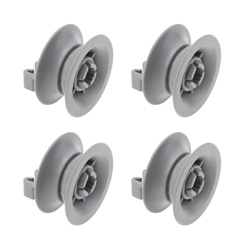 LT Easiyl 4 Stück Spülmaschinen-Oberkorbrolle 00611666 PS8727423 Spülmaschinenzubehör Spülmaschinen-Oberkorbräder Kompatibel mit Bosch Geschirrspüler von LT Easiyl