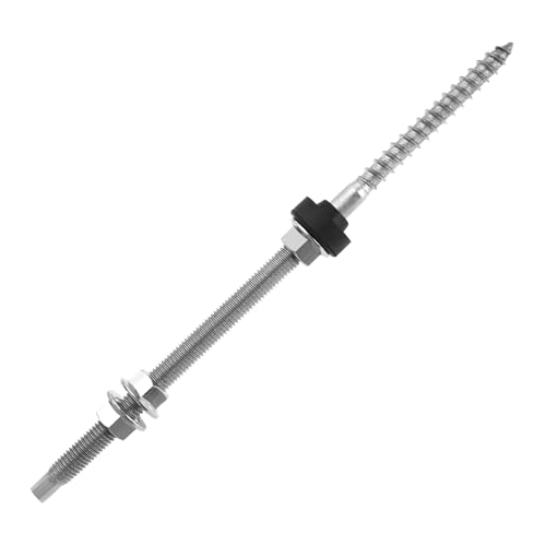 LT Easiyl 4 Stück Stockschrauben 304 Edelstahl Höhenverstellbar Solar Stockschrauben für Photovoltaik Solarbefestigung auf Gebäudächern, M10x250mm LT Easiyl 4 Stück Stockschrauben 304 Edelstahl Höhenverstellbar Solar Stockschrauben für Photovoltaik Solarbefestigung auf Gebäudächern, M10x250mm von LT Easiyl