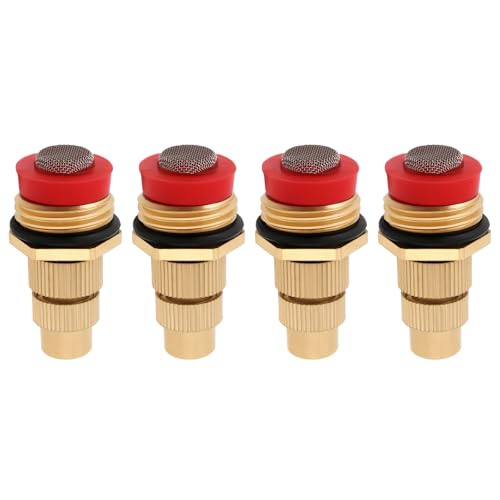 LT Easiyl 4 Stück Verstellbare Sprühdüsen aus Messing G1/2 Zoll (DN15) Sprühnebel-Sprinkler Geeignet für Kleine Landwirtschaftliche Flächen Rasenbrunnen Sprühnebel Kühlung Bewässerung von LT Easiyl