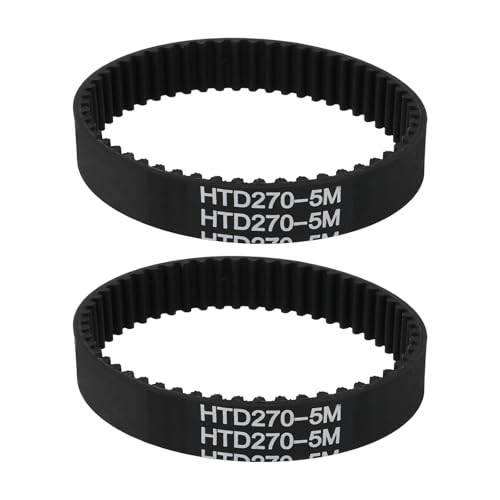 LT Easiyl Zahnriemen-Ersatz HTD 270-5M-15 für Automatisierungsgeräte 3D-Drucker, 2 Stück von LT Easiyl
