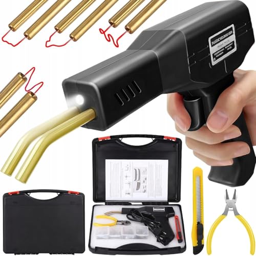 LTC - Kunststoff Schweißgerät mit LED - 50 W - Plastik Reparaturset mit Koffer - Set mit 800 Klammern - Kunststoff Schweißen, Schnelles Aufheizen - 225mm x 153mm LTC - Kunststoff Schweißgerät mit LED - 50 W - Plastik Reparaturset mit Koffer - Set mit 800 Klammern - Kunststoff Schweißen, Schnelles Aufheizen - 225mm x 153mm von LTC
