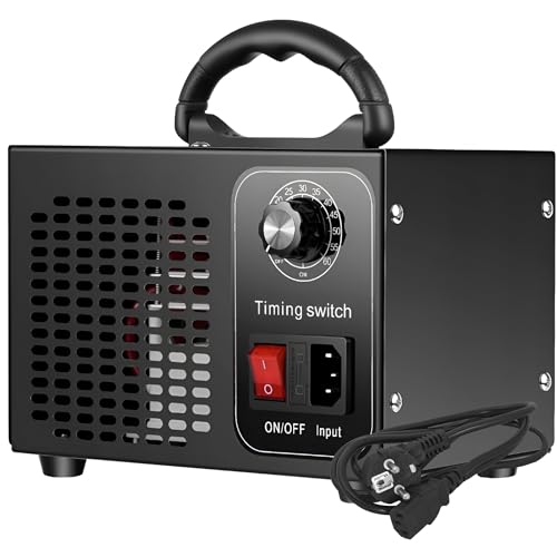 LTC Ozongenerator U233 - Leistungsstarker Ozonator 60.000 MG/H - Timer - Entfernt unangenehme Gerüche - Eingebauter Ventilator - Netzanschluss und 200W Leistung - Für Autos, Wohnbereiche, Haushalt LTC Ozongenerator U233 - Leistungsstarker Ozonator 60.000 MG/H - Timer - Entfernt unangenehme Gerüche - Eingebauter Ventilator - Netzanschluss und 200W Leistung - Für Autos, Wohnbereiche, Haushalt von LTC