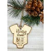 All About Baby Personalisierter Christbaumschmuck Mit Stats - Name, Gewicht, Länge, Datum Und Uhrzeit von LTCHome