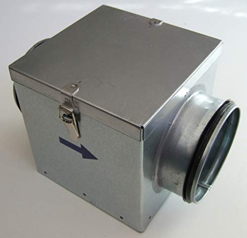Filterbox verz.Stahlblech Filte G3 100 bis 500mm,Küchenabluft (NW 250mm) von LTH-Hanse
