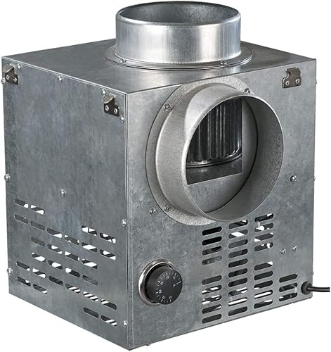 Kaminventilator Kaminlüfter Heißluftventilator Ventilator Warmluftgebläse (DN 125 mm) von LTH-Hanse