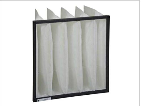 Taschenfilter aus synthetischem Filtermedium. Halterahmen aus Kunststoff. M5 (LxBxH 287 x 592 x 360) von LTH-Hanse